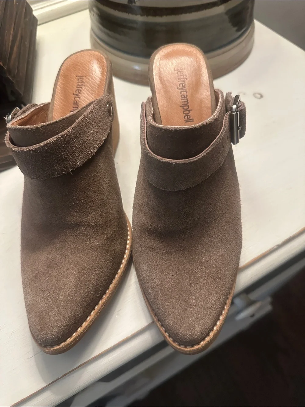 Jeffrey Campbell Mule Booties 8 Like New